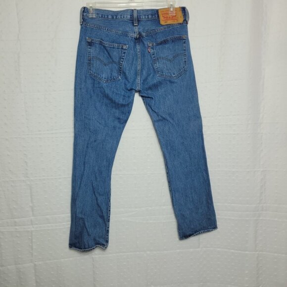 Levi's 501 Button Fly Jeans 33/30 - Picture 2 of 9